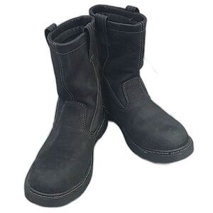 Herman Survivor steel toe Theo pull-on Work boots - Men's size 9, black